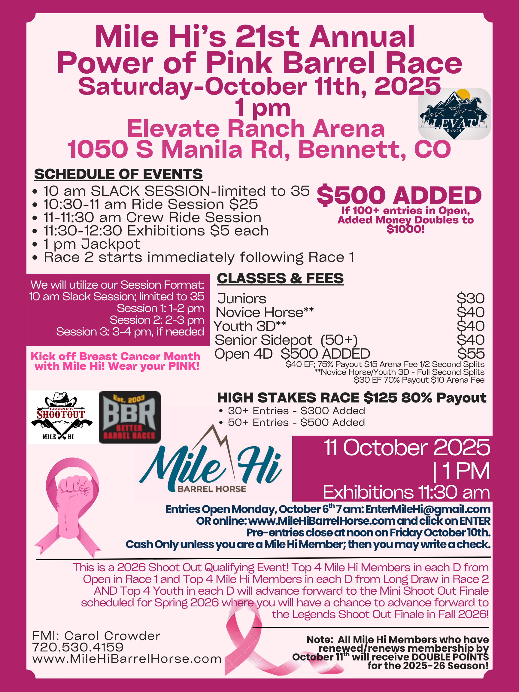 Flyer 1 for Power of Pink