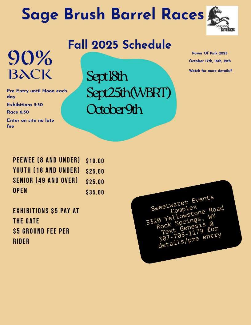 Flyer 1 for Sage Brush Barrel Races