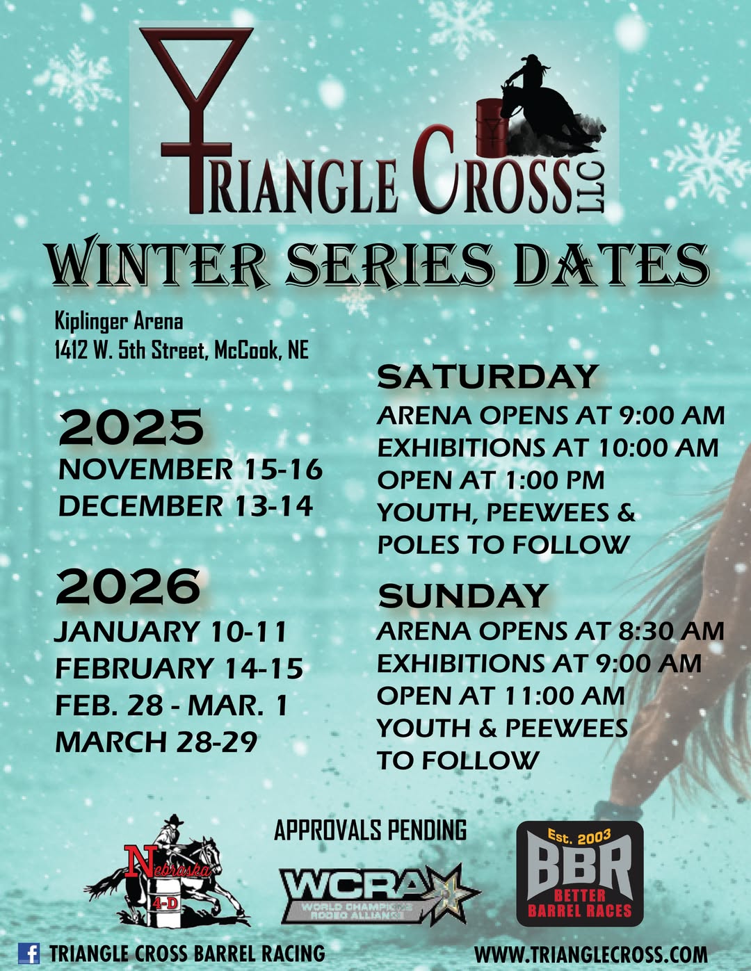 Flyer 1 for Triangle Cross Winter Series