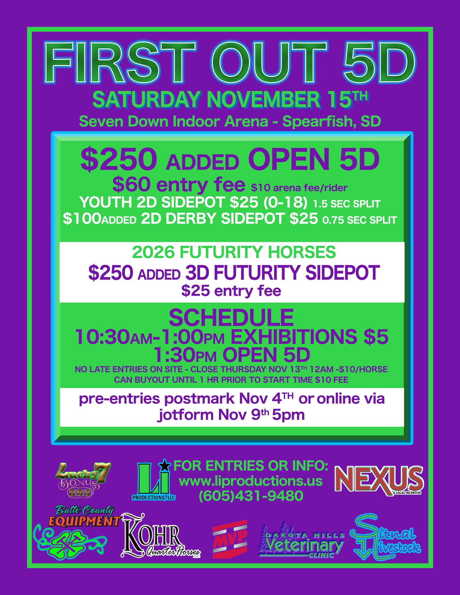 Flyer 1 for LI Productions The Blitz