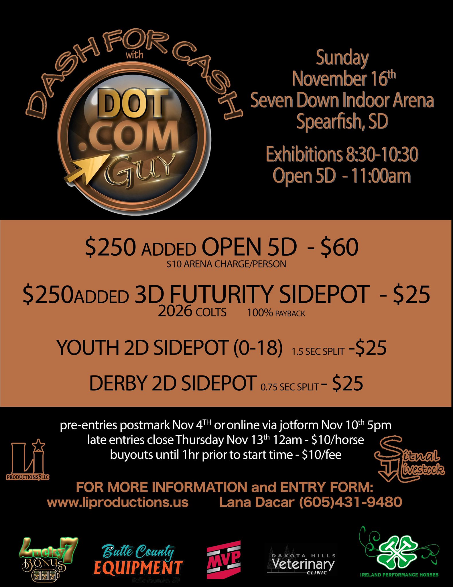 Flyer 1 for Dash For Cash with Dot.Com Guy