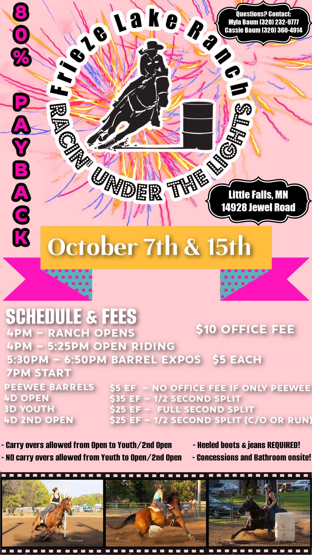 Flyer 1 for Racin Under The Lights