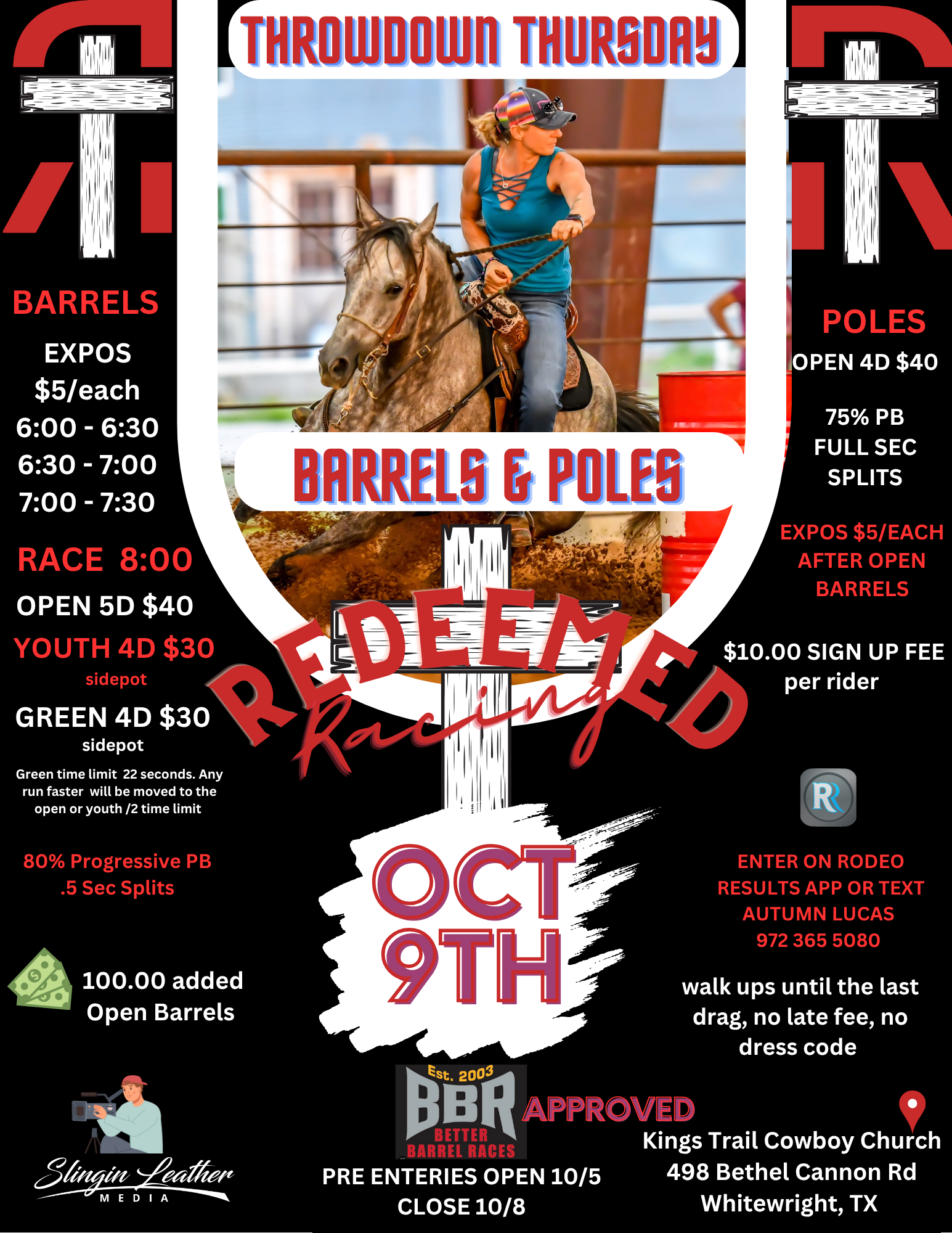 Flyer 1 for Throwdown Thursday Barrels & Poles