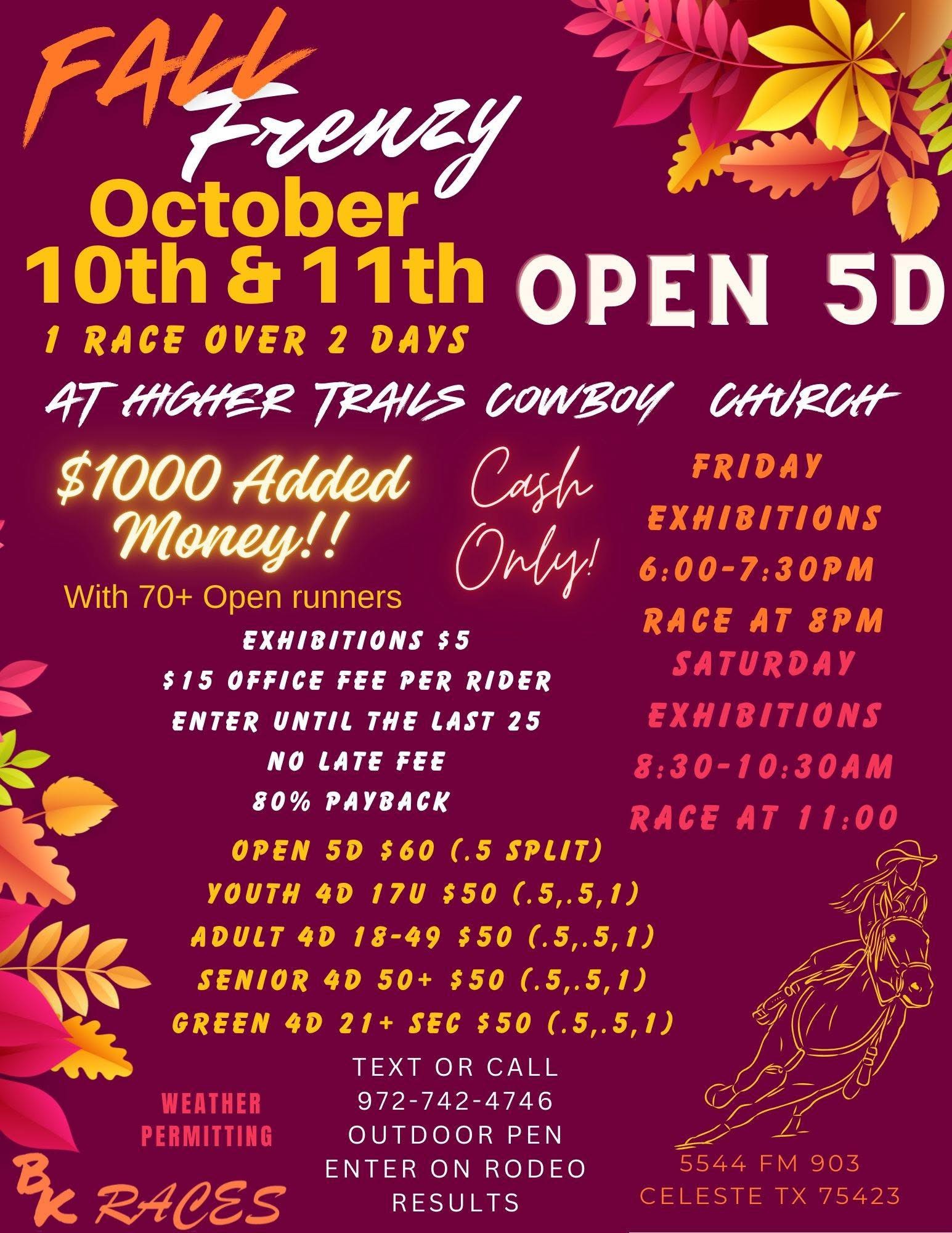 Flyer 1 for Fall Frenzy