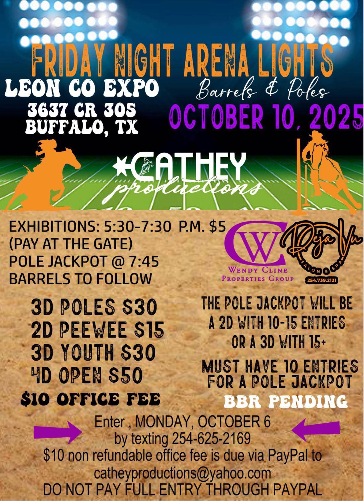 Flyer 1 for Friday Night Barrels & Poles