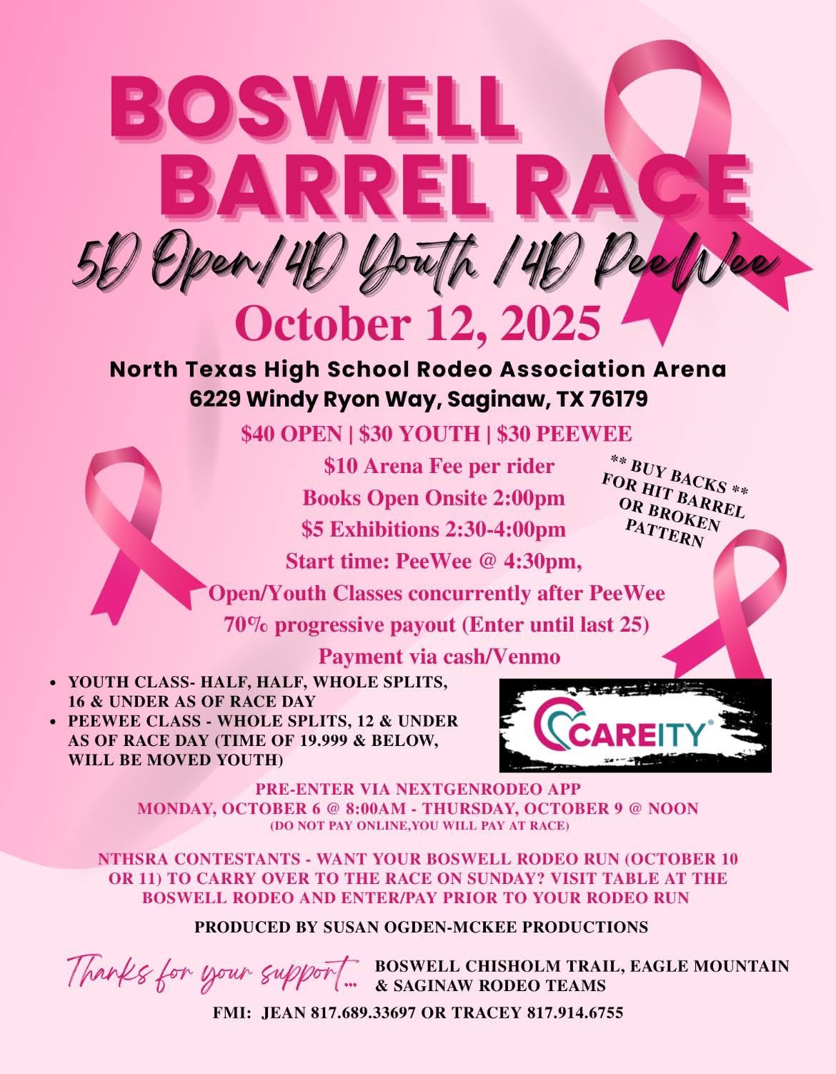 Flyer 1 for Boswell Barrel Race