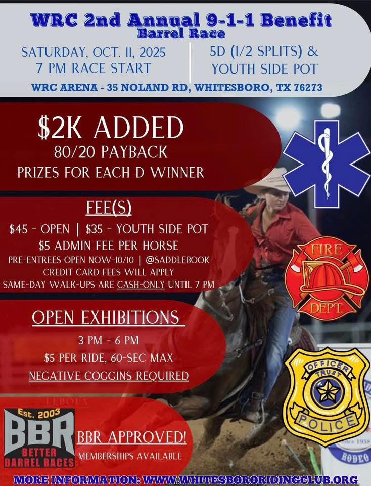 Flyer 1 for Open Barrel Race
