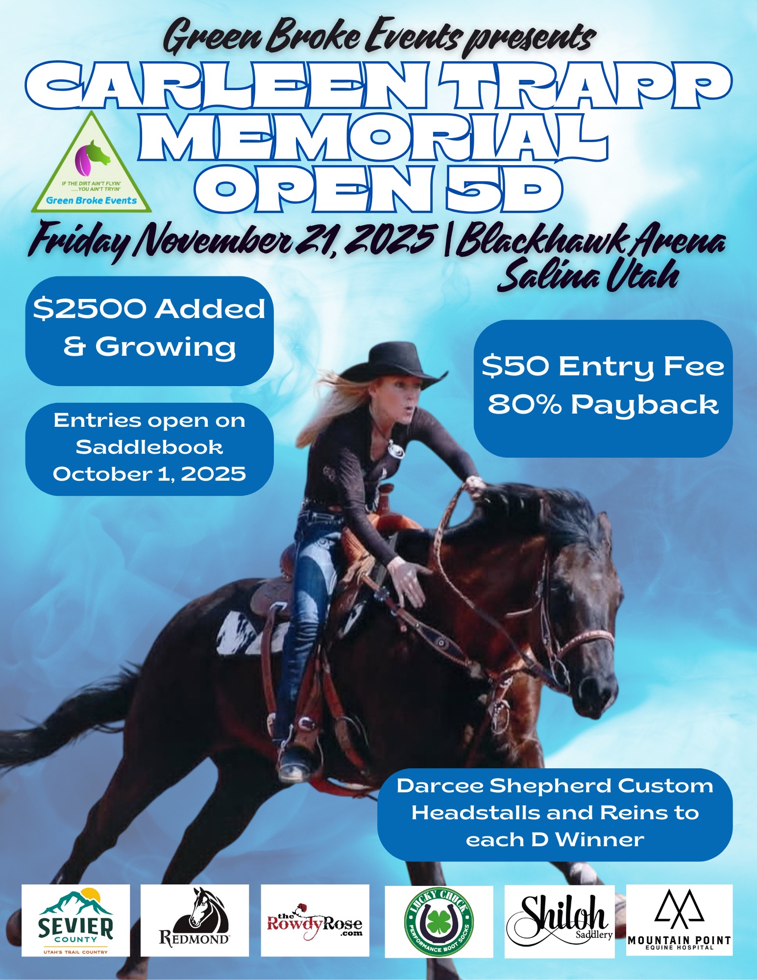 Flyer 1 for Carleen Trapp Memorial 5D