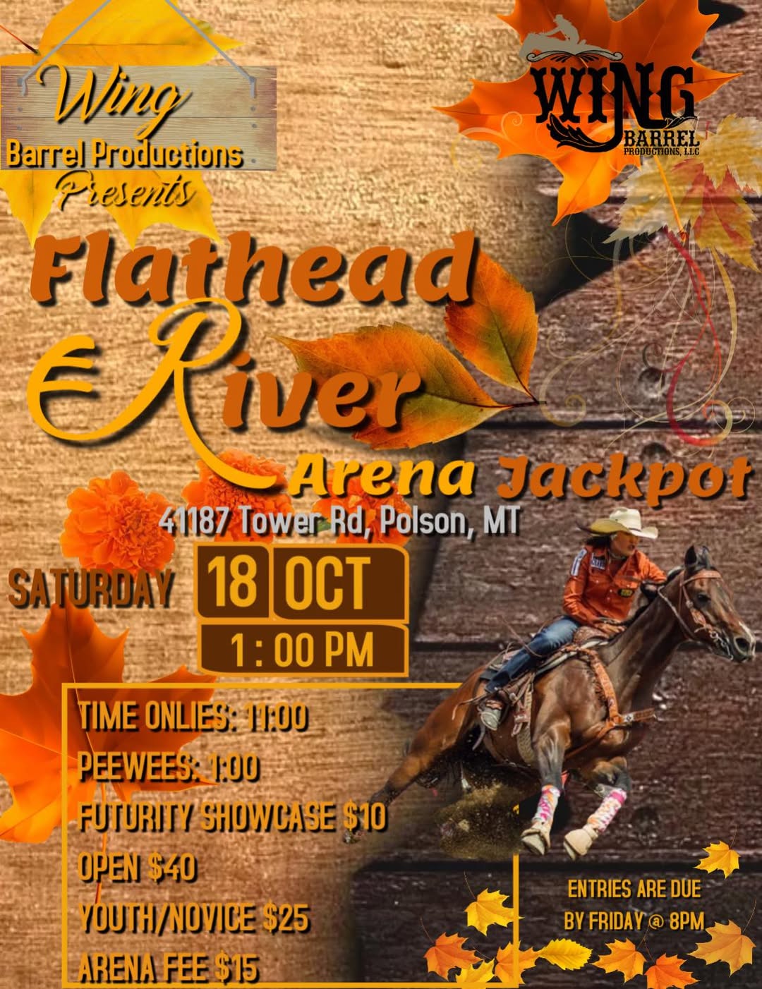 Flyer 1 for Flathead River Arena Jackpot