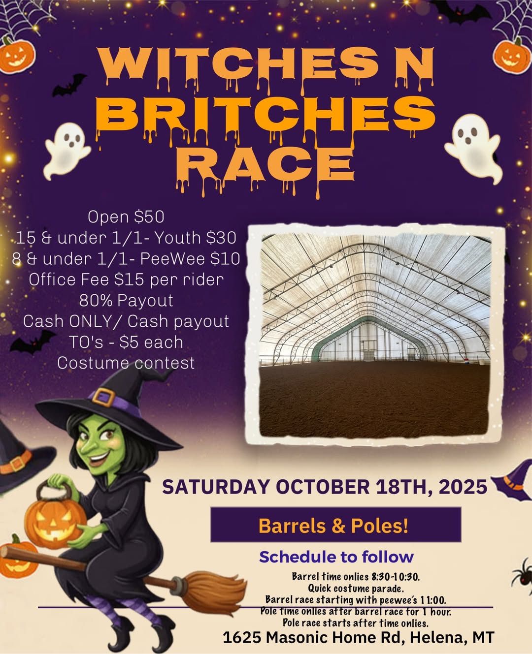 Flyer 1 for Witches N Britches Race