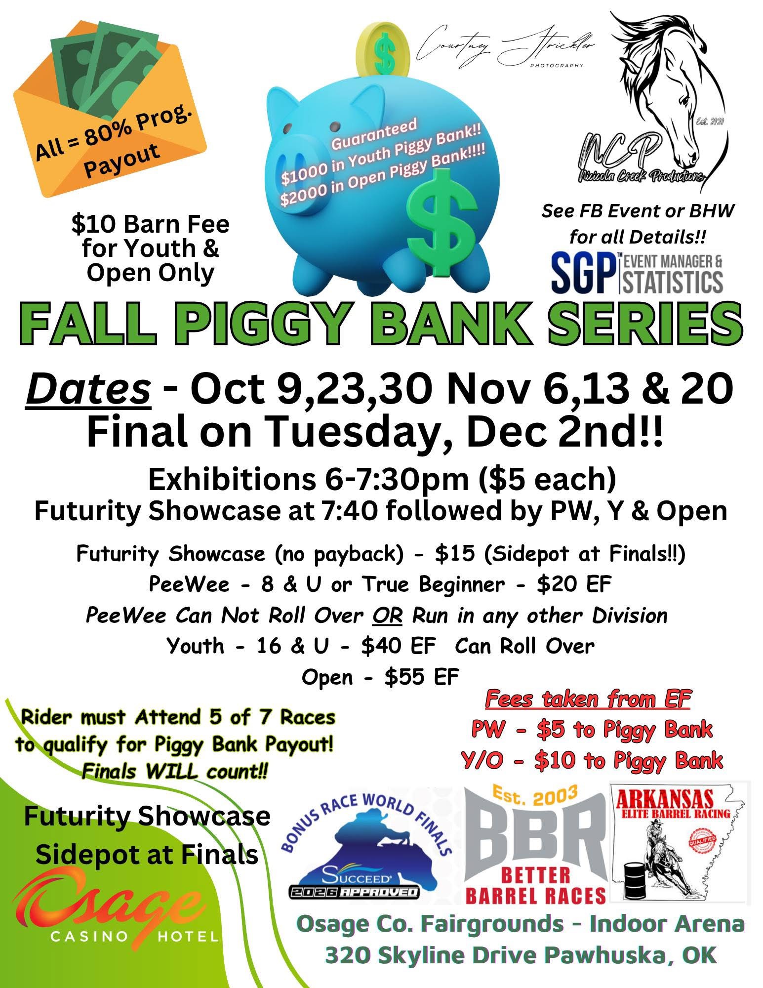 Flyer 1 for Fall Piggy Bank Series