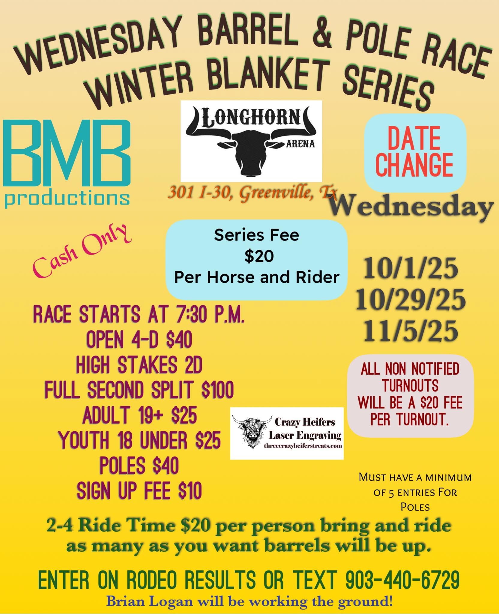 Flyer 1 for Barrels and Poles
