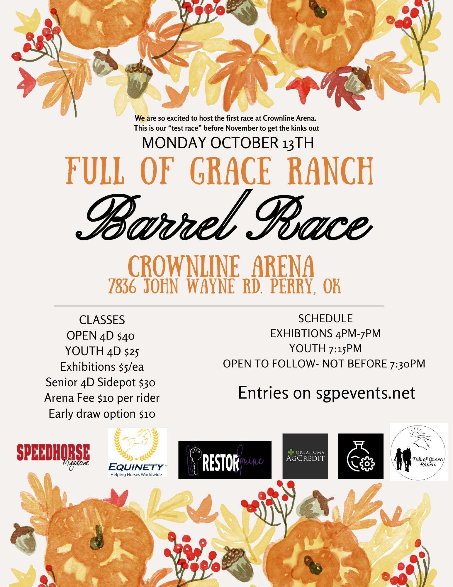 Flyer 1 for Barrel Race