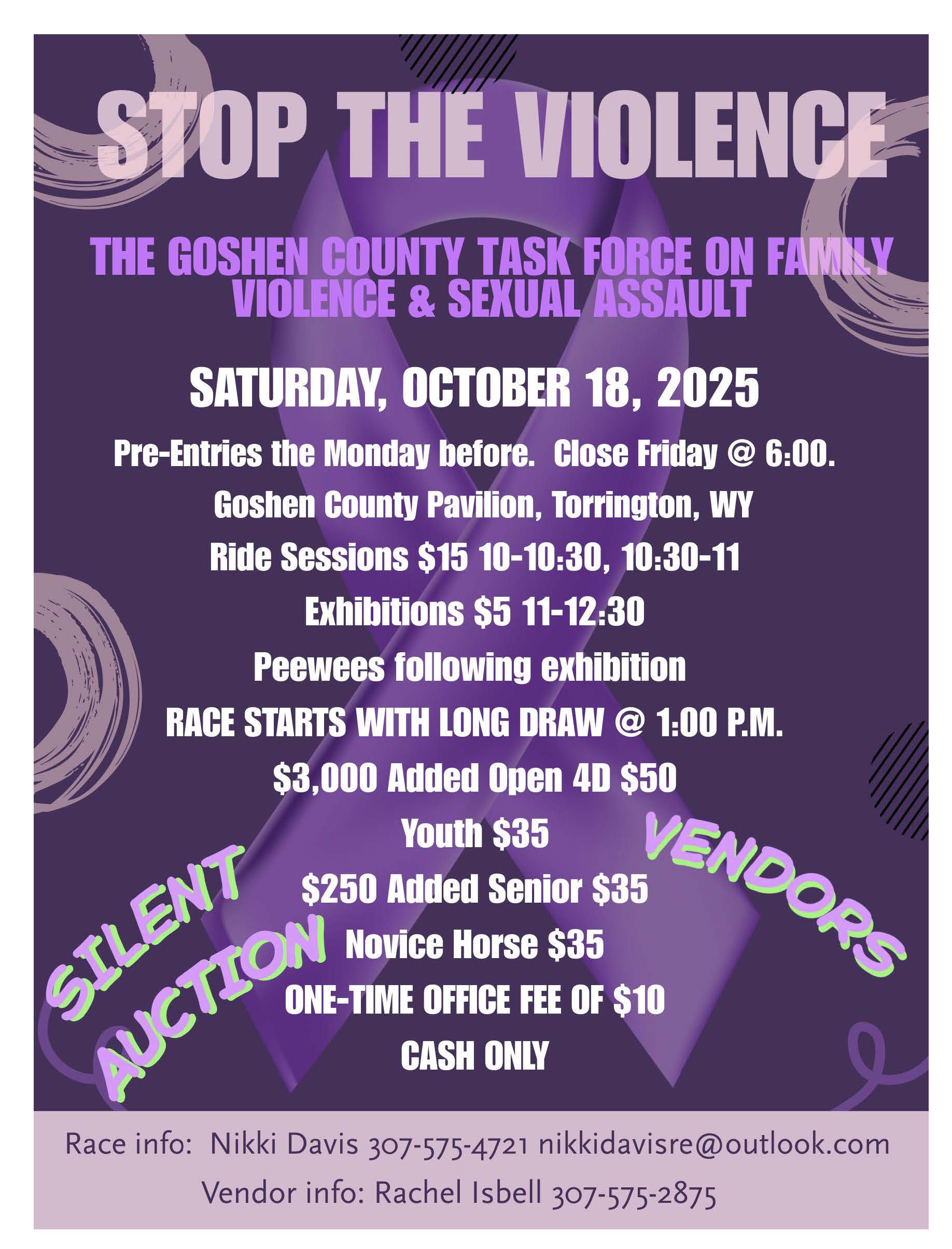 Goshen County Task Force Race to End Family Violence & Sexual Assault