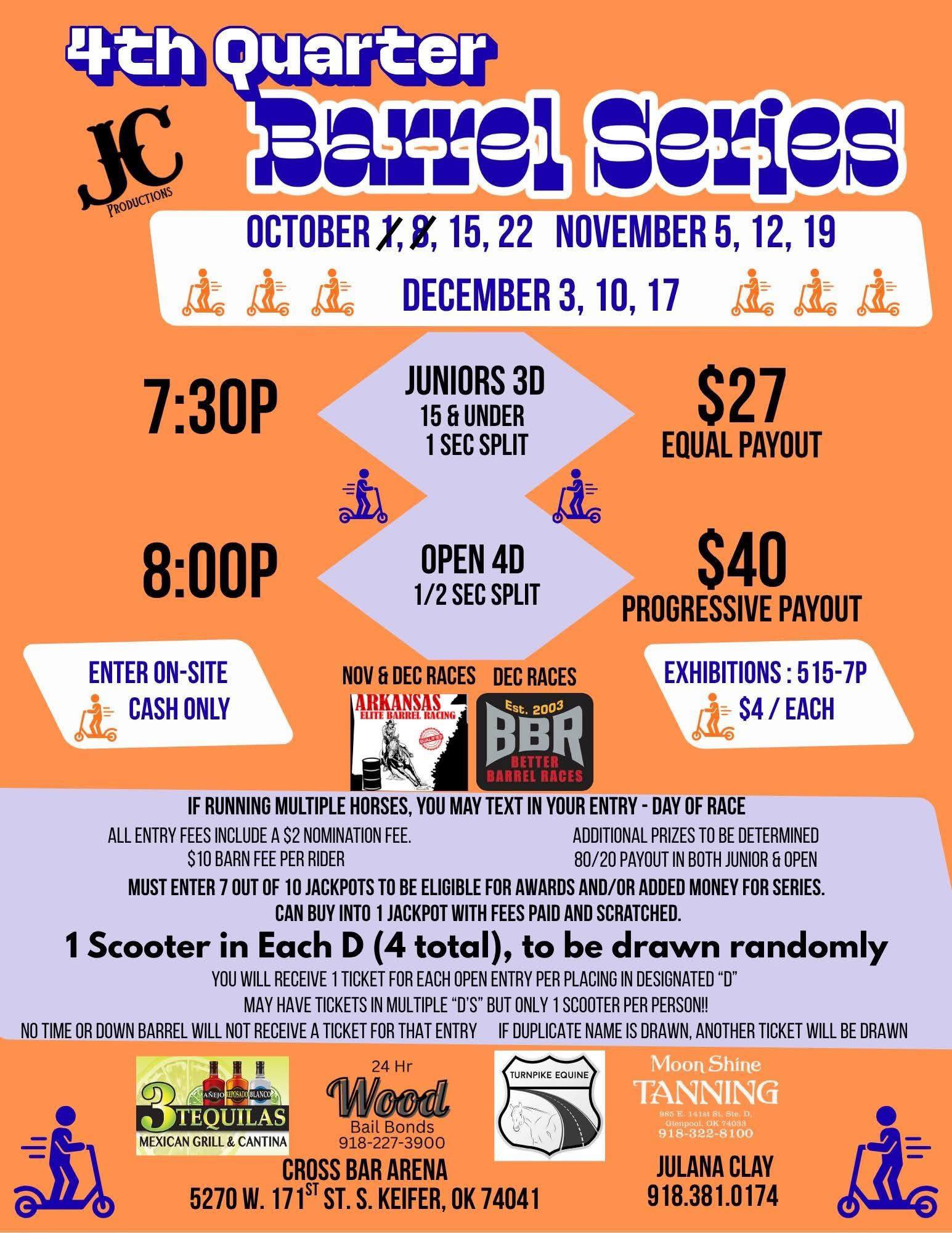 4th Quarter Barrel Series