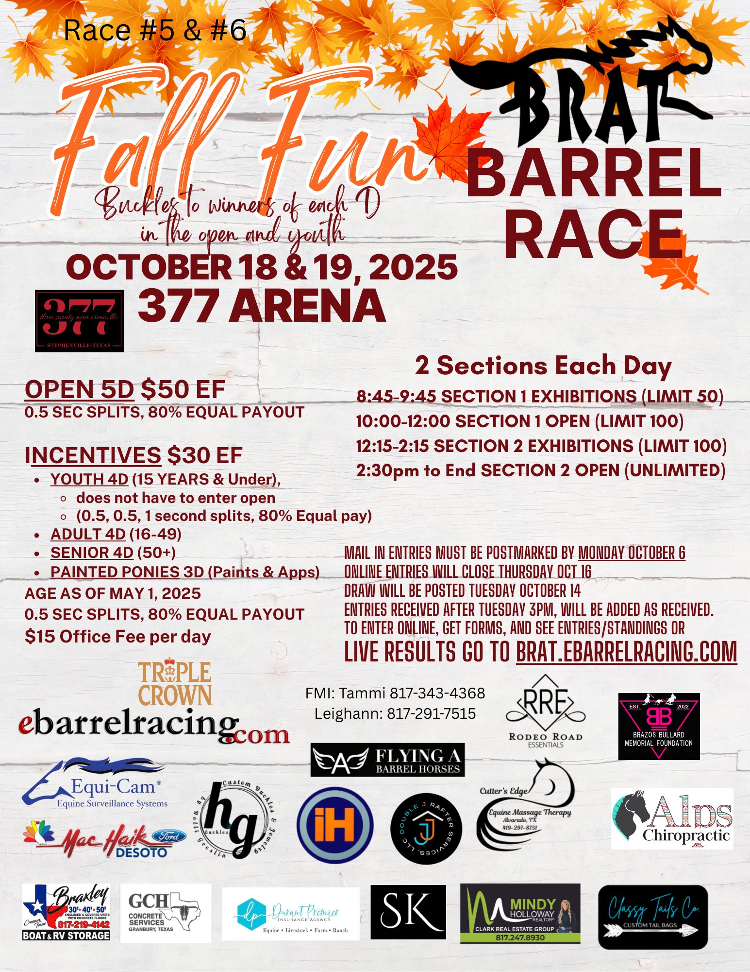 Flyer 1 for Fall Fun Brat Race