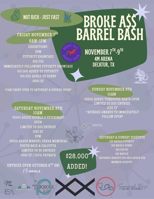 Flyer 1 for Broke A$$ Barrel Bash