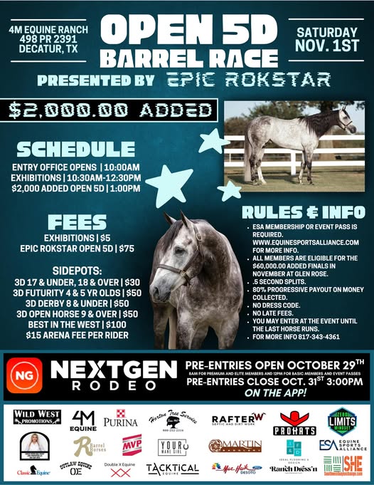 Open 5D Barrel Race