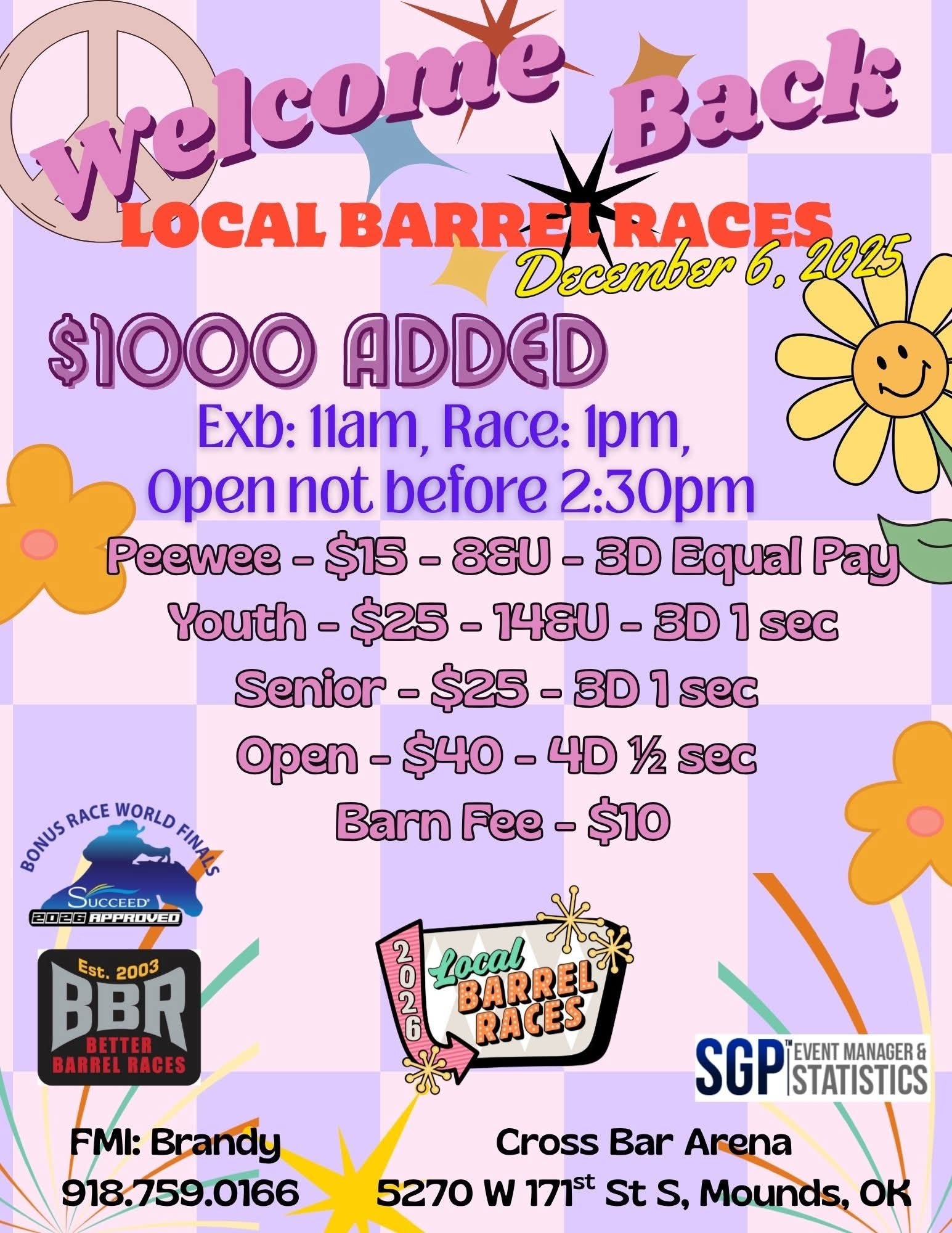 Flyer 1 for Local Barrel Races