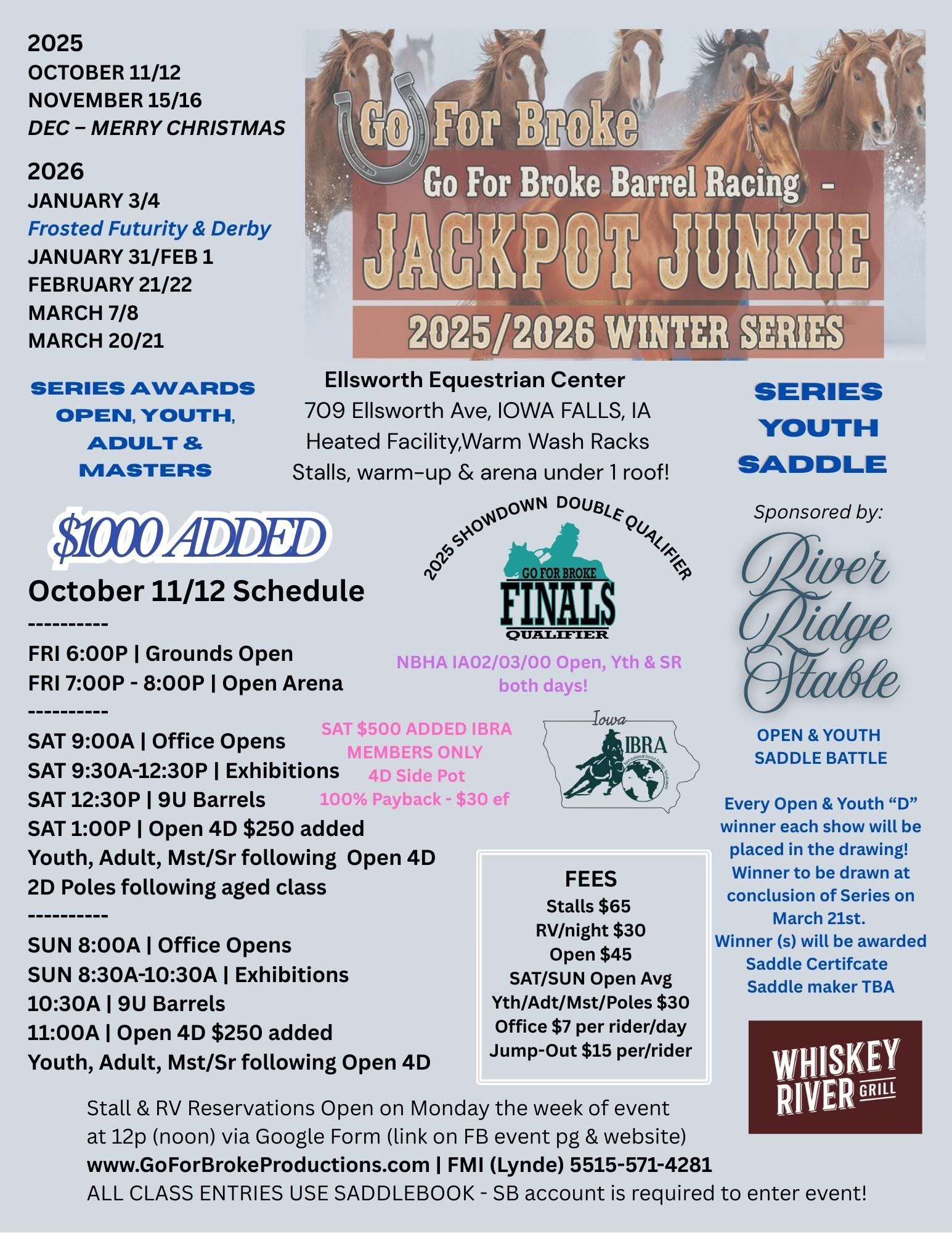 GFB Jackpot Junkie 2025-2026 Winter Series