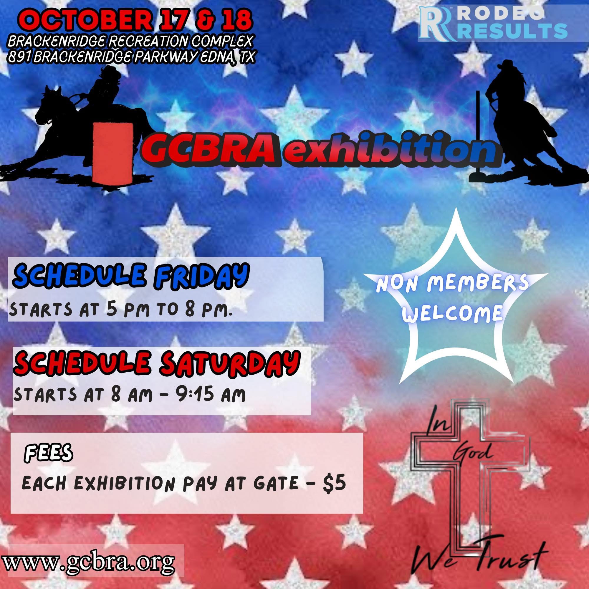 Flyer 1 for GCBRA Exhibitions
