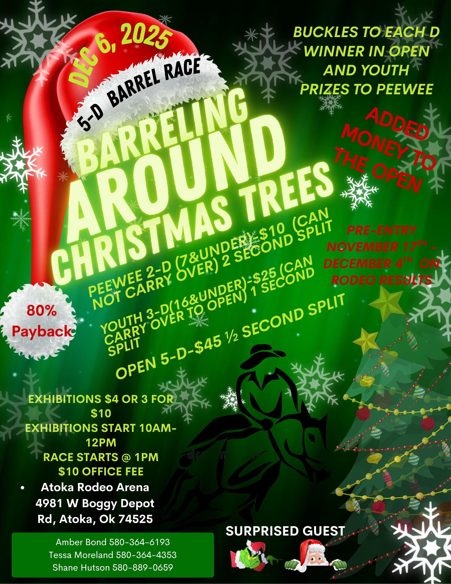 Flyer 1 for Barreling Around the Christmas Trees