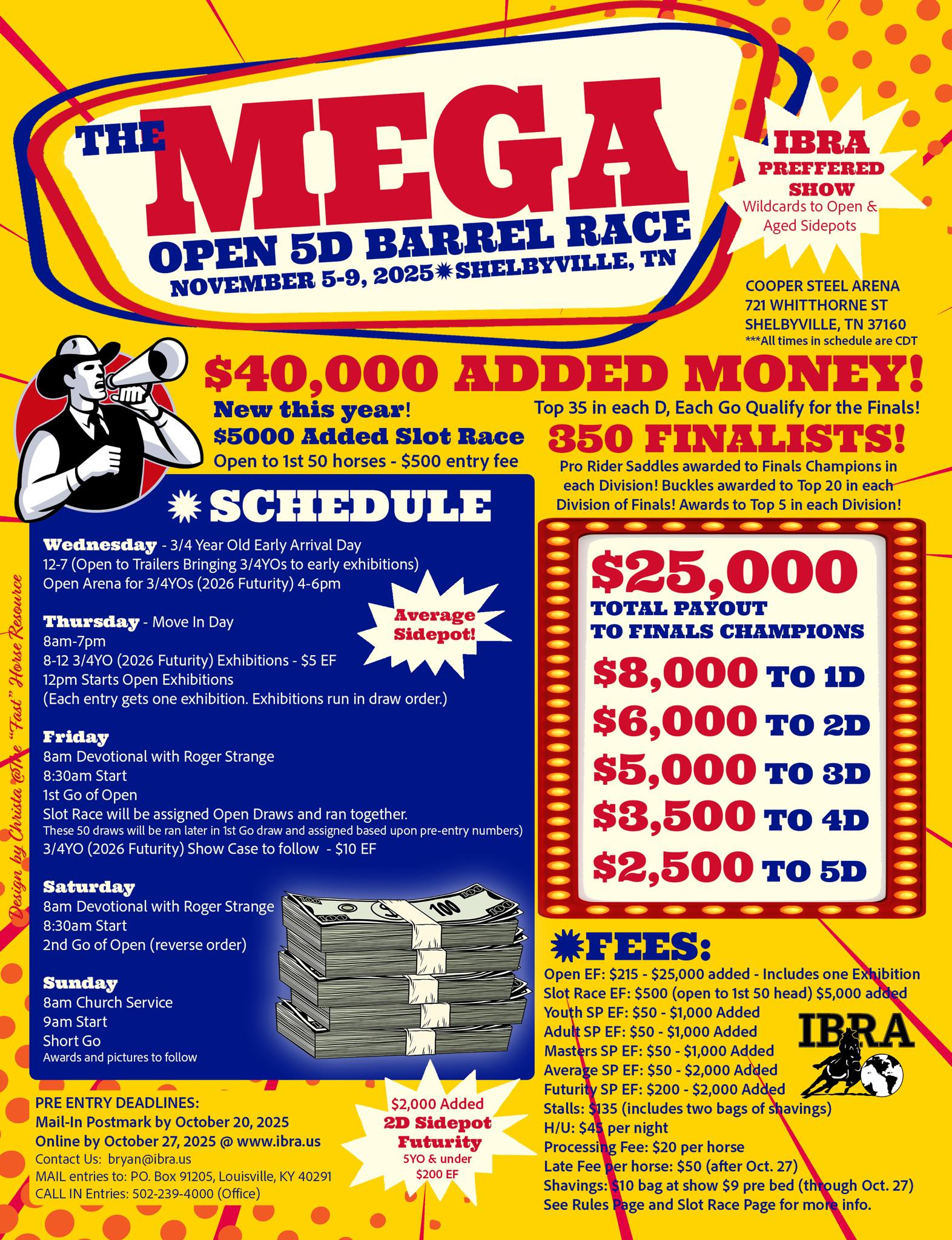 Flyer 1 for Mega Open Barrel Race