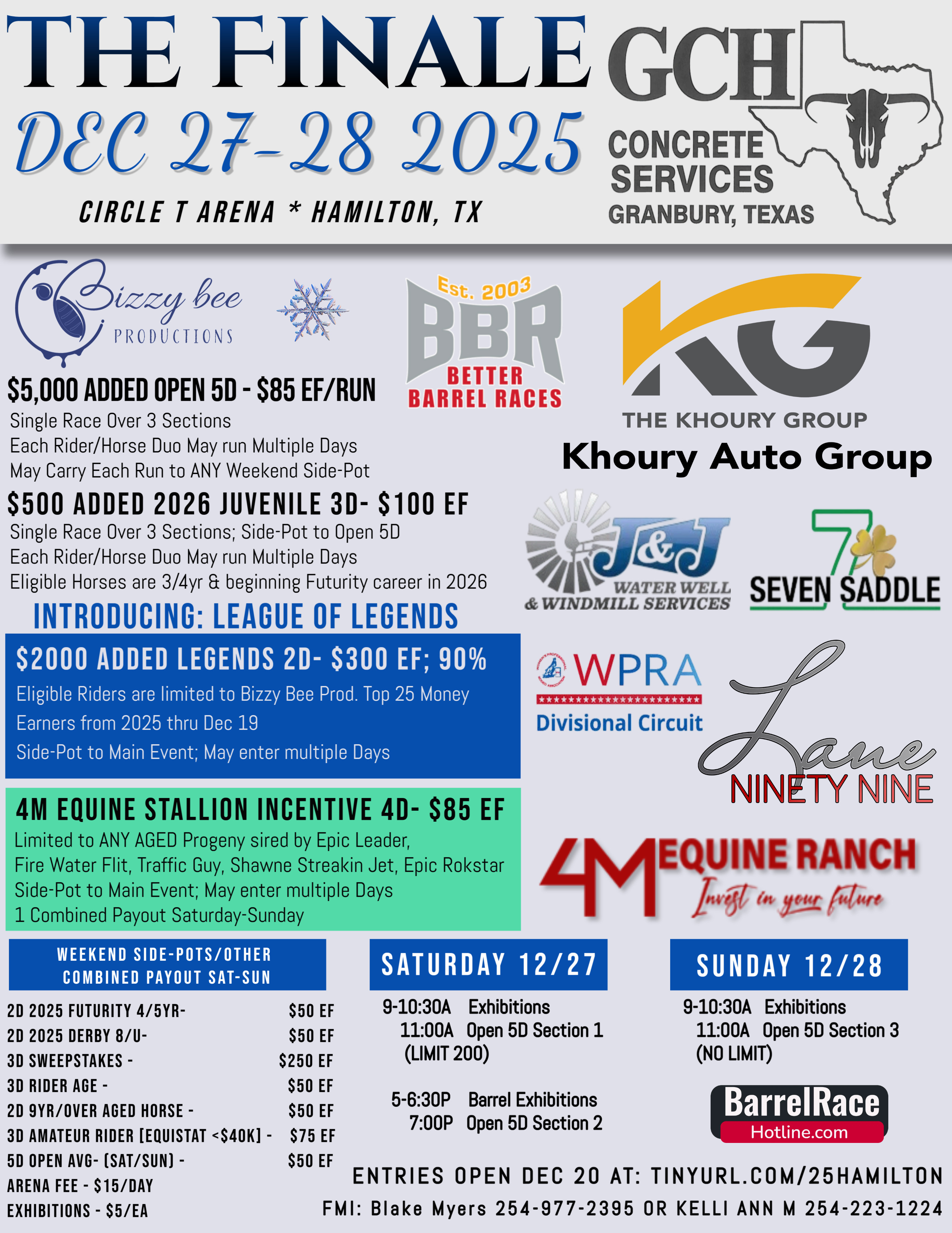 Flyer 1 for 3rd The Khoury Group Finale
