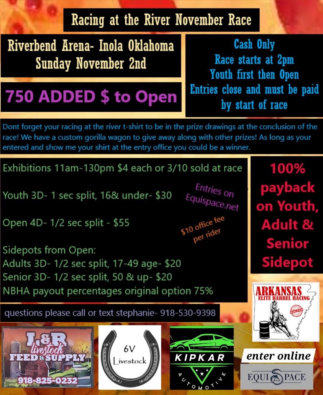 Flyer 1 for Racing at the River