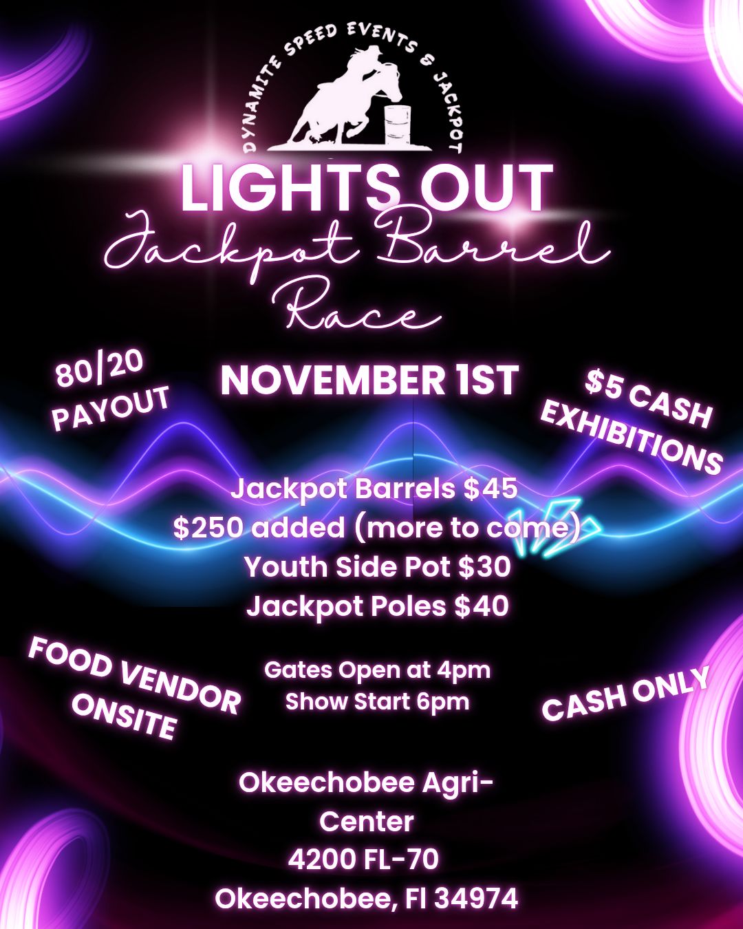 Flyer 1 for Lights Out Jackpot