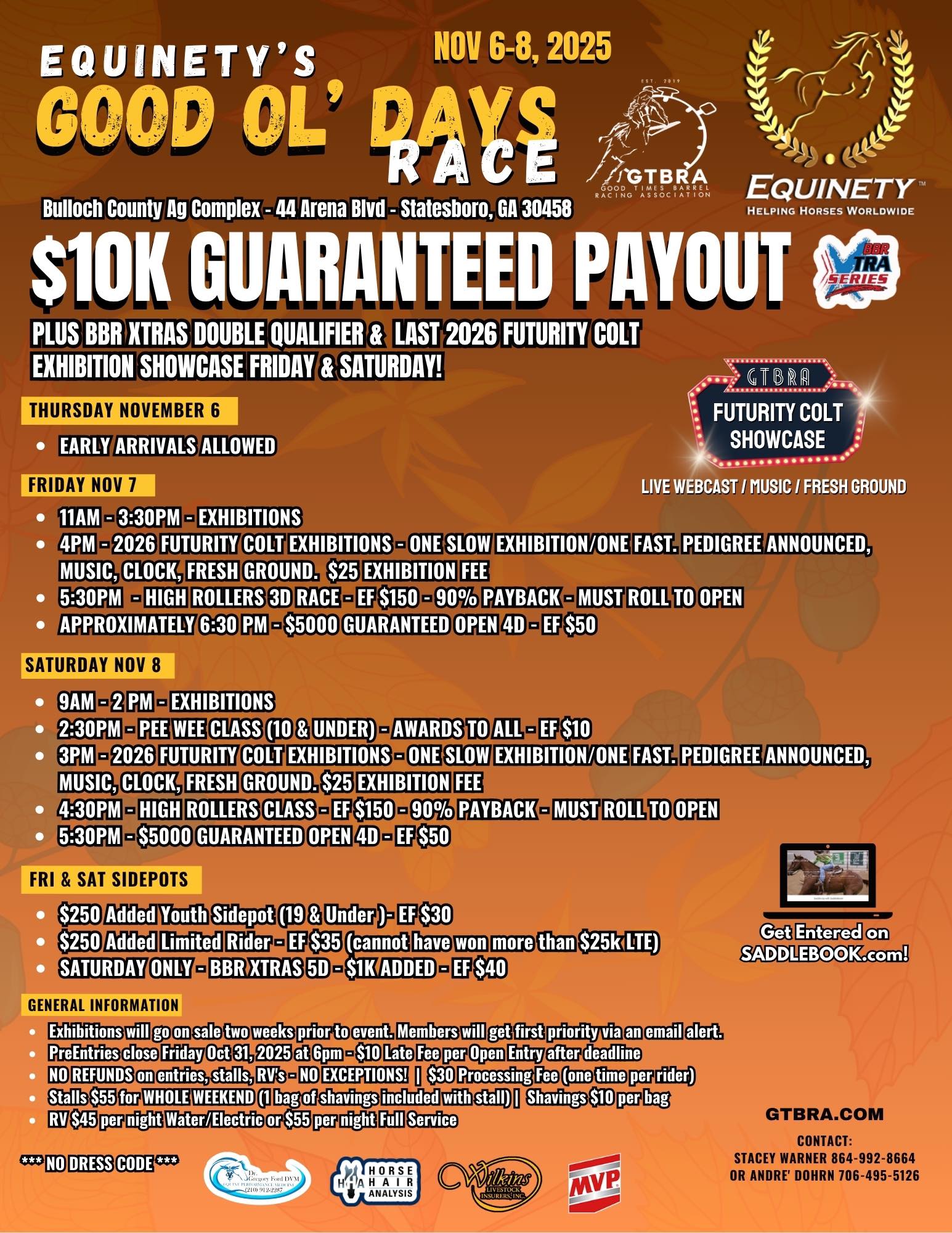 Flyer 1 for Equinity's Good Ol'Days Race GTBRA 