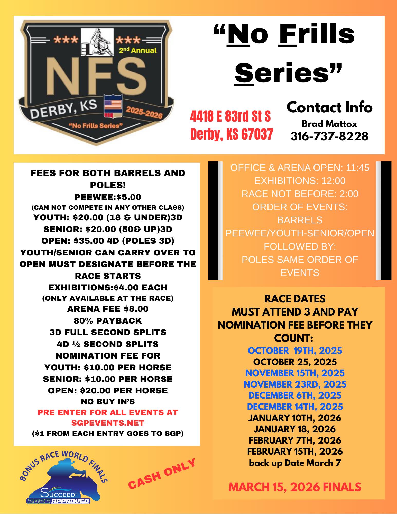 Flyer 1 for No Frills Series