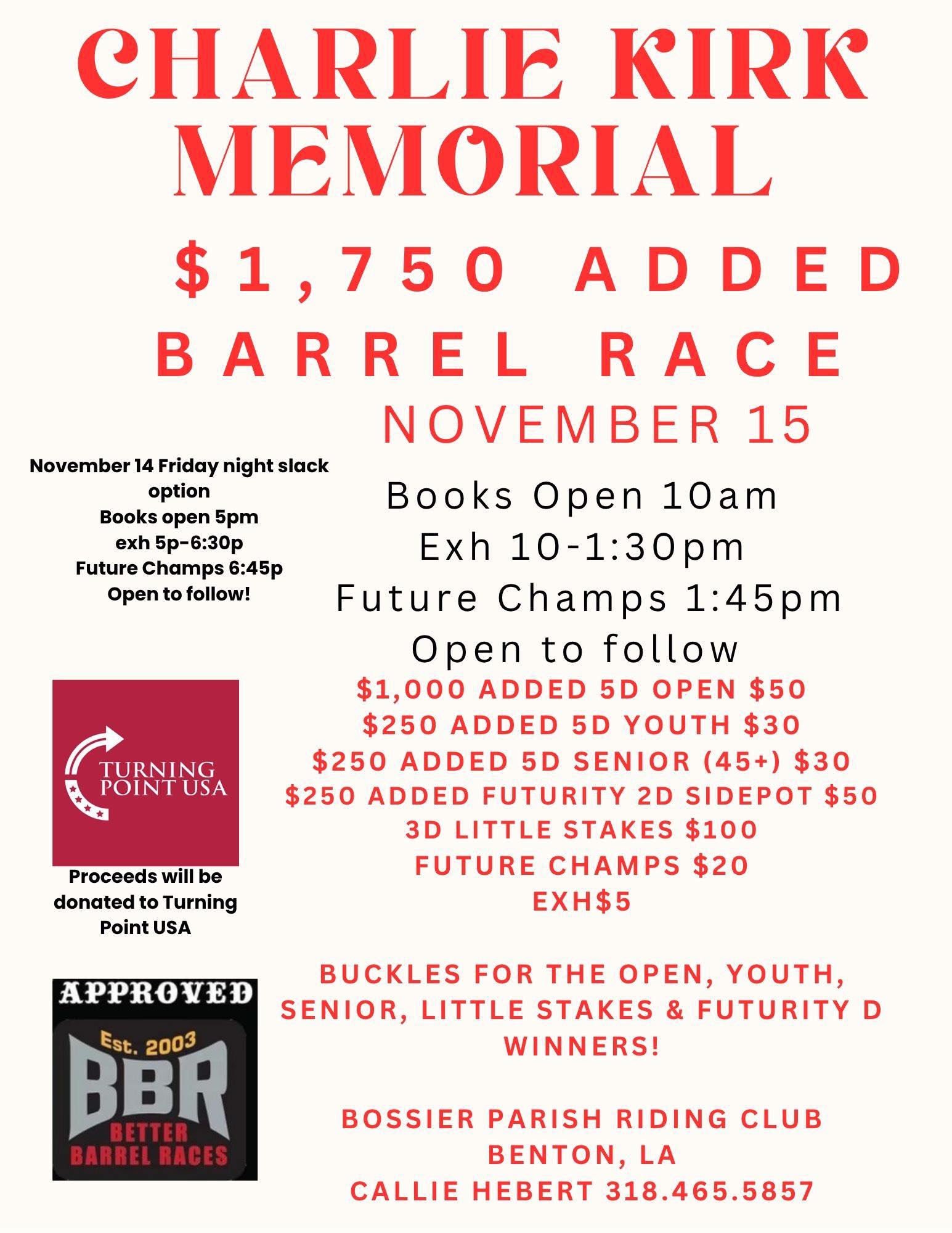 Flyer 1 for Charlie Kirk Memorial