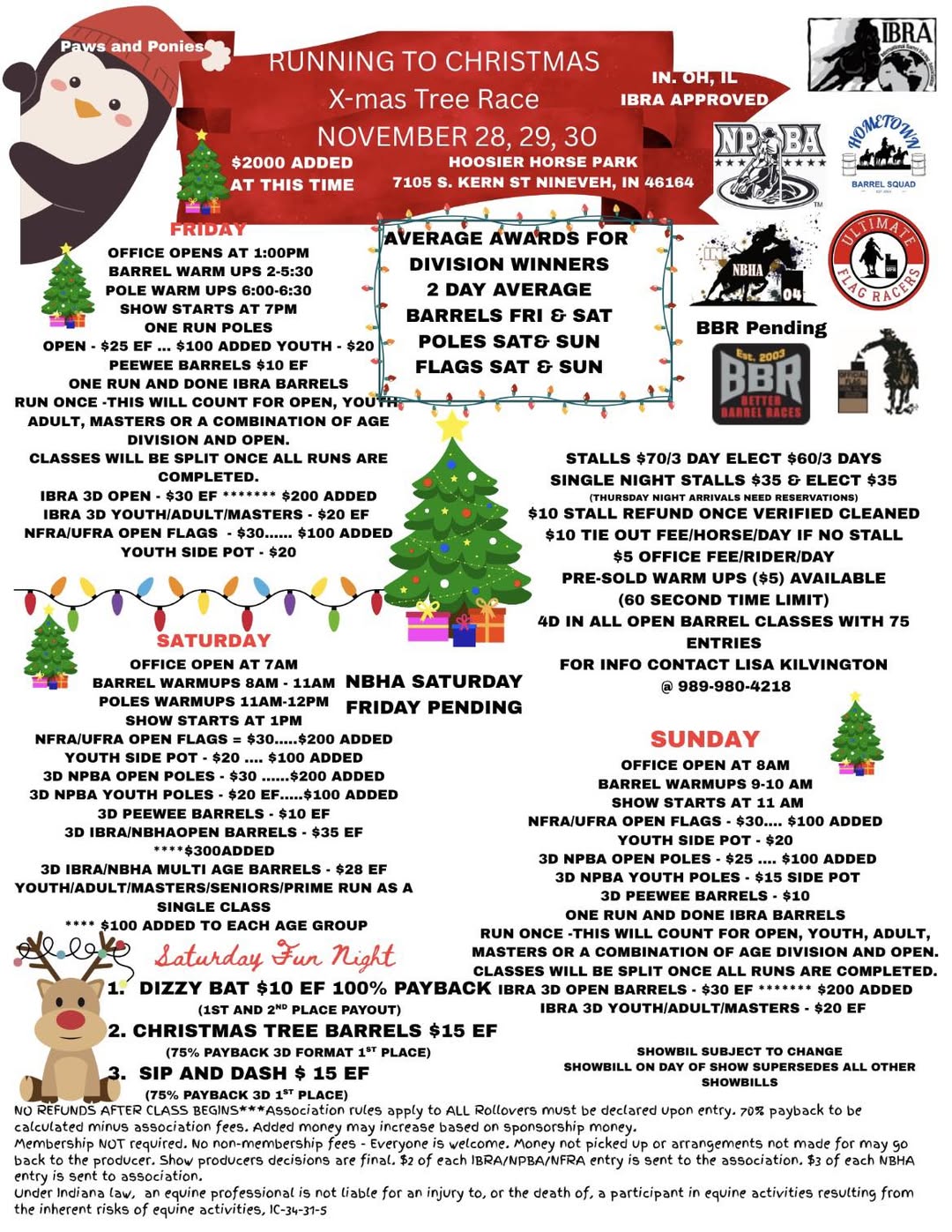 Flyer 1 for Running Into Christmas