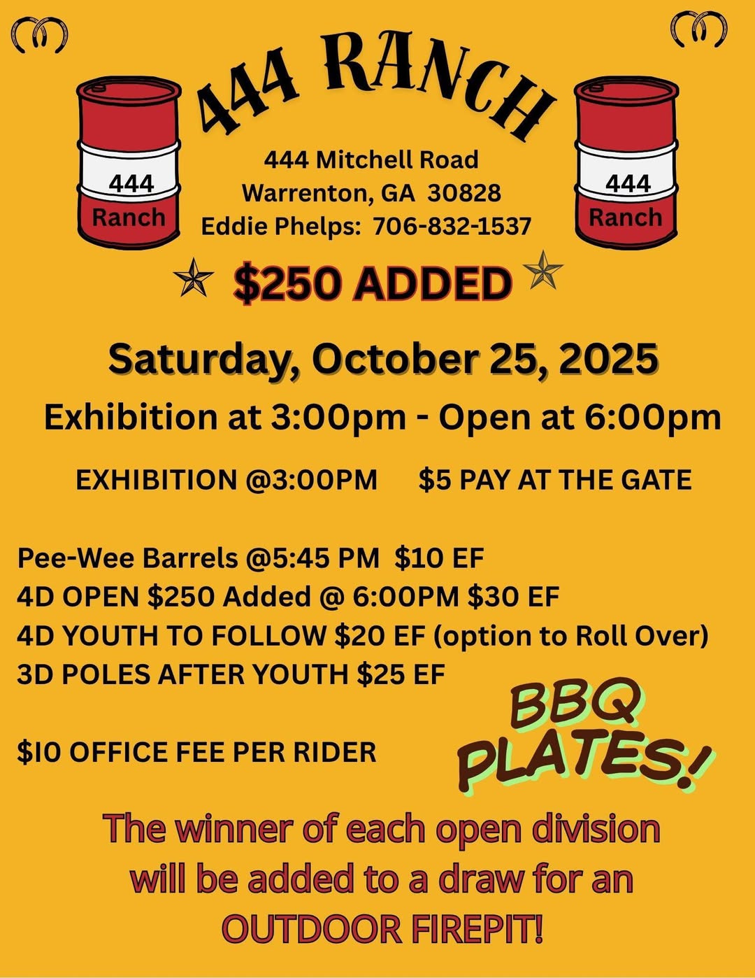 Flyer 1 for 444 Ranch Barrel Race