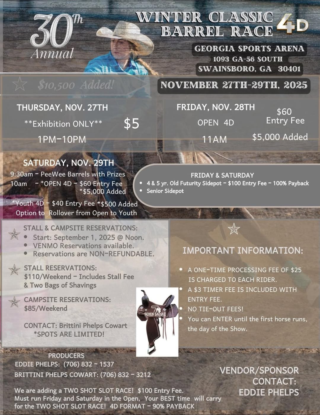 Flyer 1 for Winter Classic Barrel Race