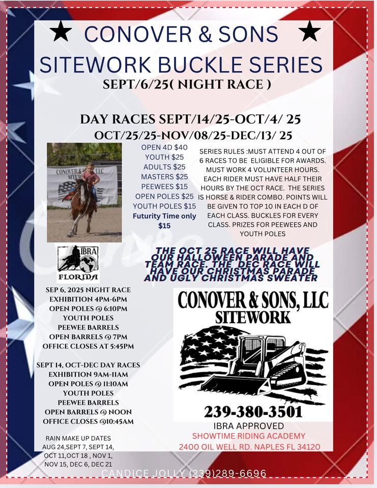 Flyer 1 for Halloween Team Race/Conover Series Race 
