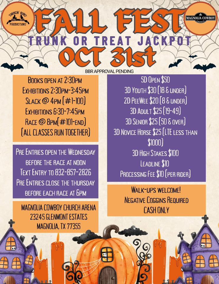 Flyer 1 for Fall Fest Trunk or Treat Jackpot