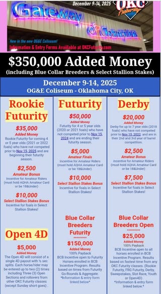 Flyer 1 for OKC Futurity