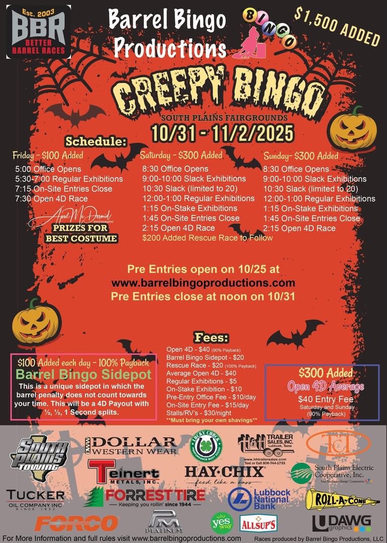 Flyer 1 for Creepy Bingo