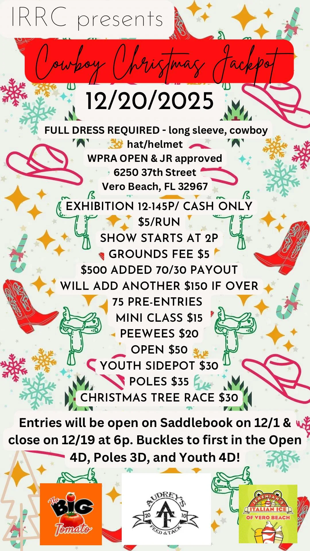 Flyer 1 for Cowboy Christmas Jackpot
