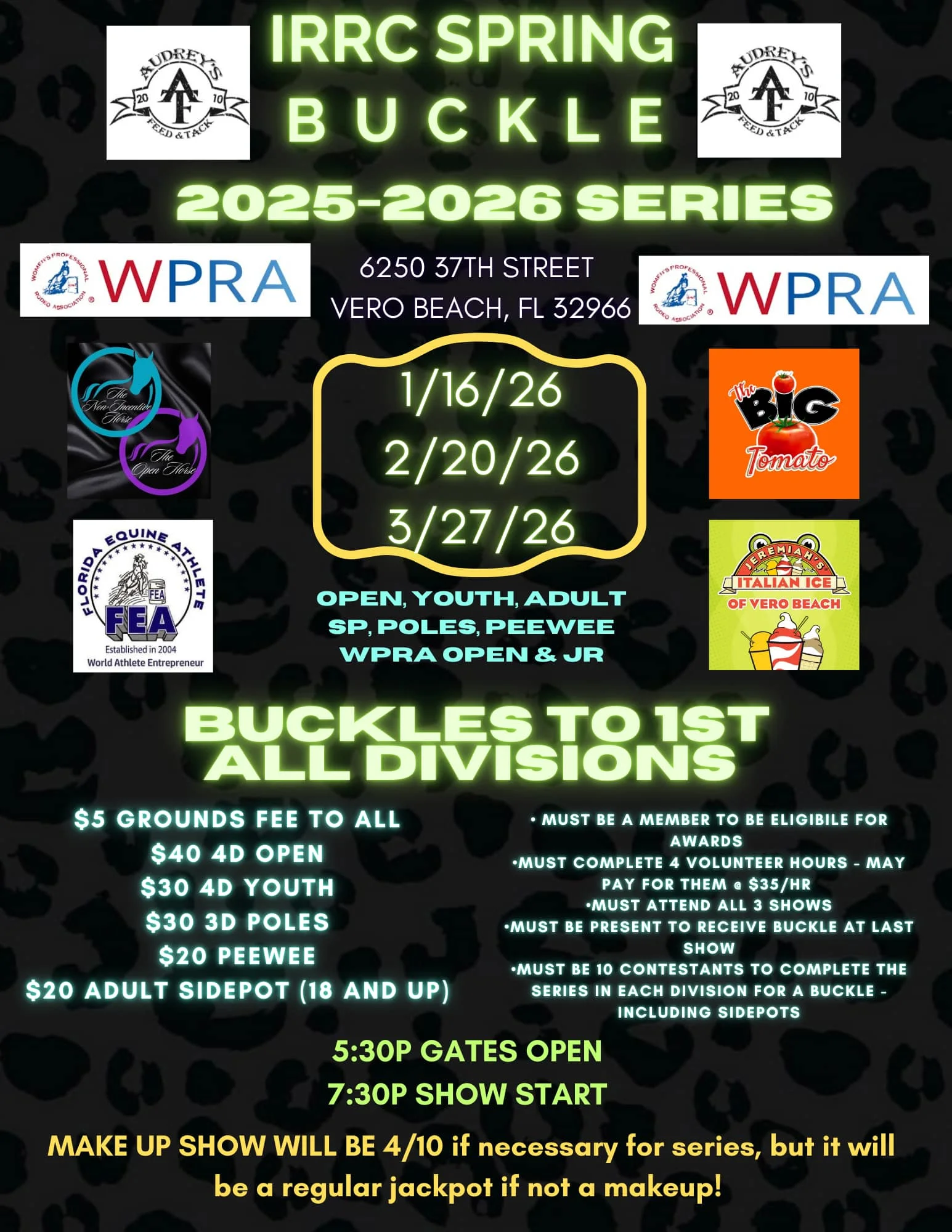 Flyer 1 for IRRC Spring Buckle Series