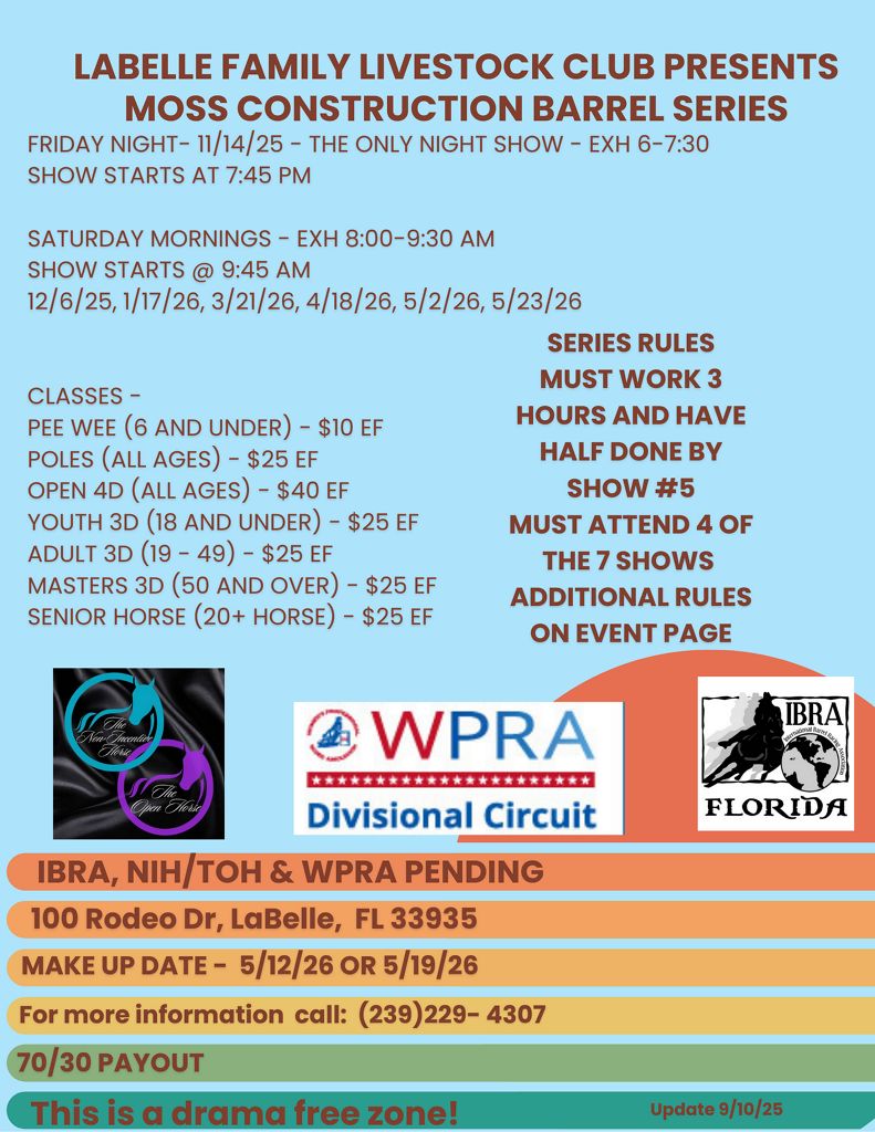 Flyer 1 for Labelle Family Livestock Club 