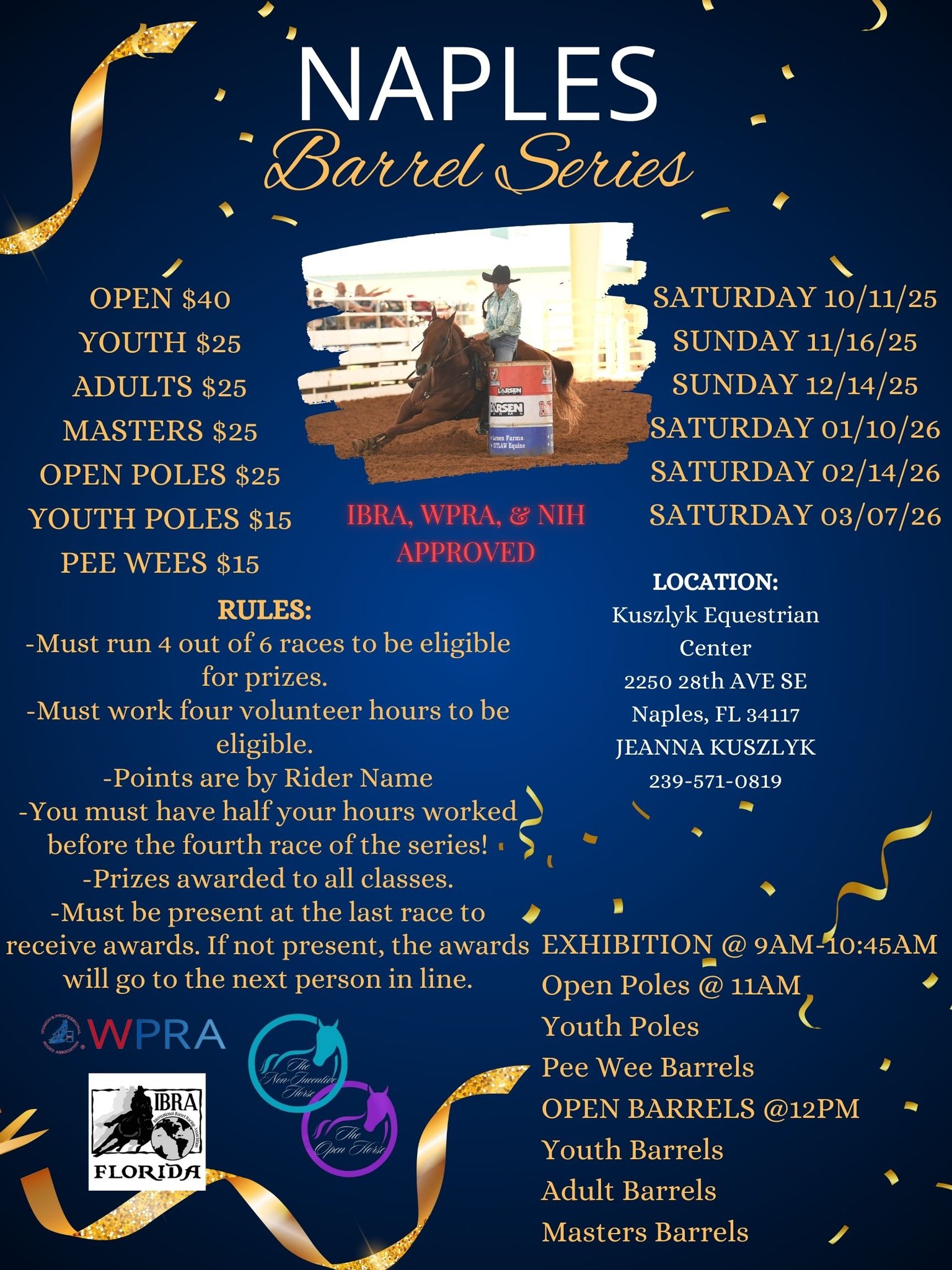 Flyer 1 for Naples Barrel Series 