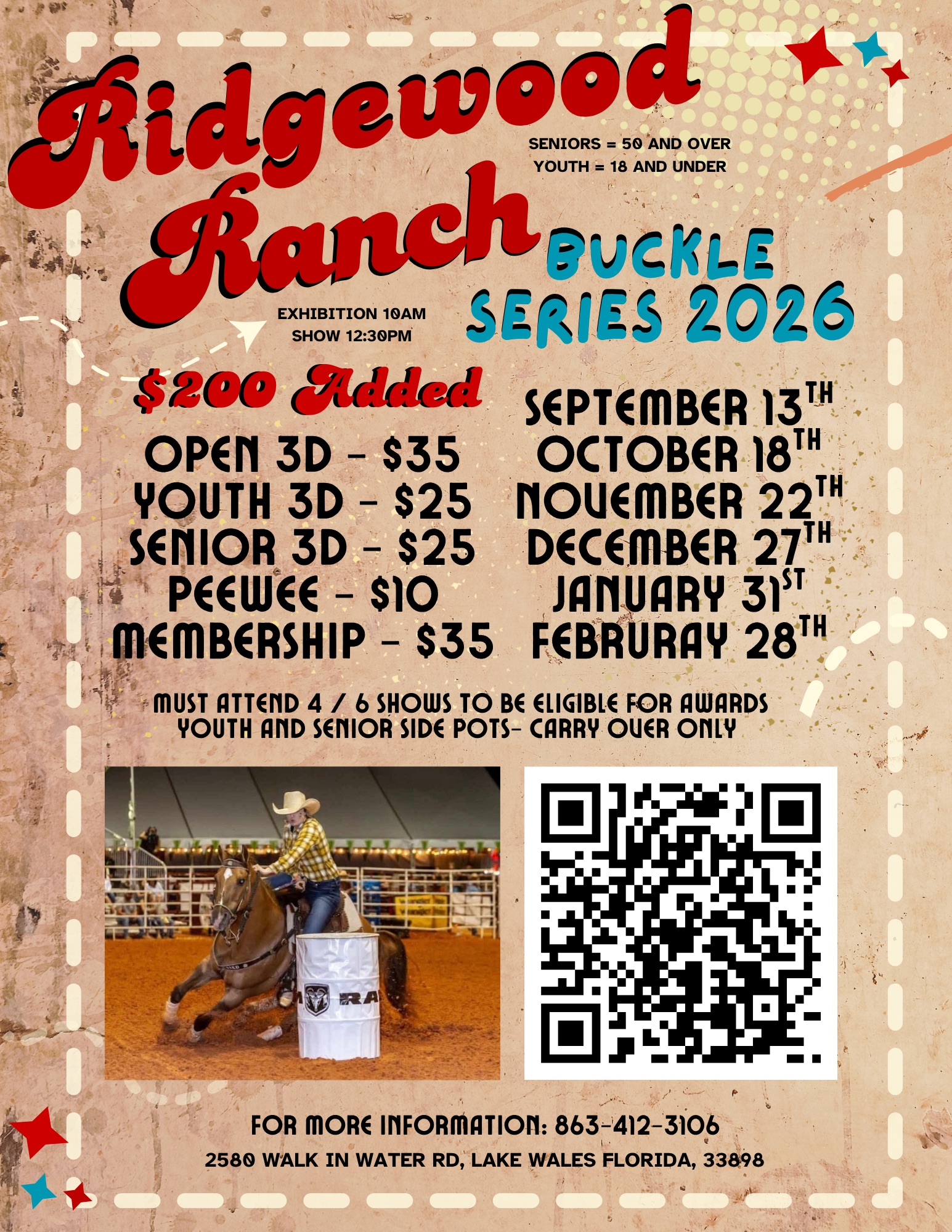 Flyer 1 for Ridgewood Ranch Buckle Series