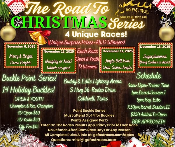Flyer 1 for The Road To Christmas Series