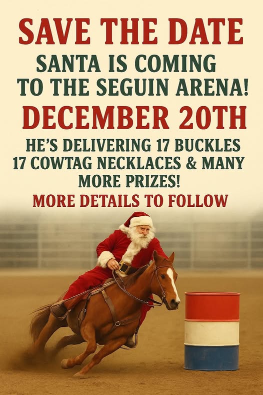 Santa is coming to Seguin