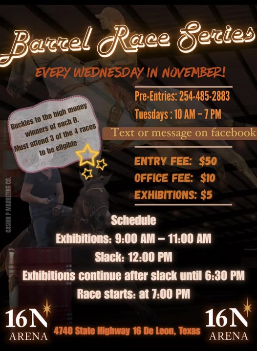 Flyer 1 for Barrel Race Series 
