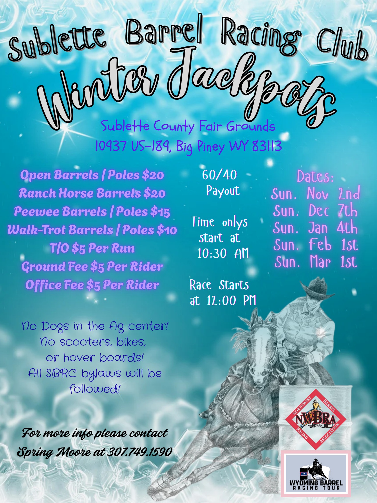Flyer 1 for Sublette Barrel Racing Club