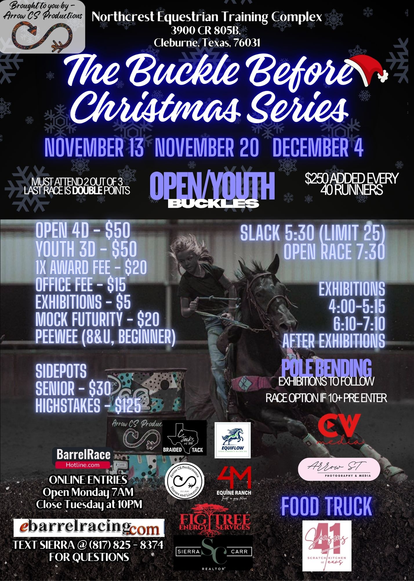 Flyer 1 for The Buckle Before Christmas Series